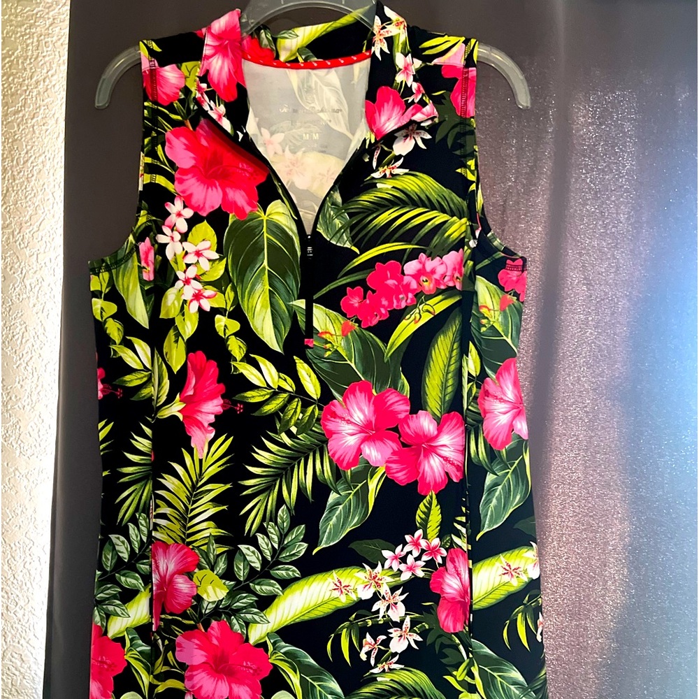 Tommy bahama IslandZone® Aubrey Quarter Zip Neckline Sleeveless Dress